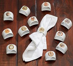 Twelve Days of Christmas Napkin Ring, Set of 12