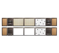 Daily System 120&quot; Wall Organizing Sets