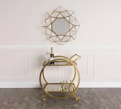 Huck Metal Bar Cart (28.5&quot;)