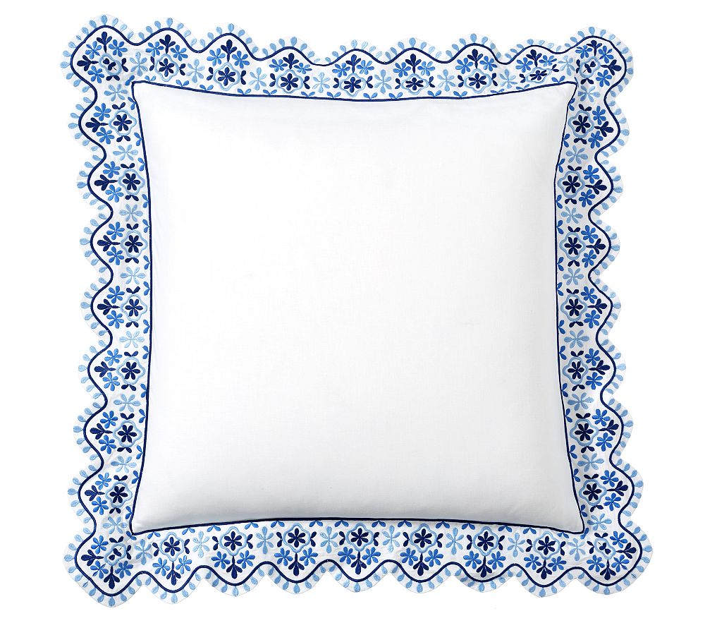 Zoe Scallop Embroidered Sham