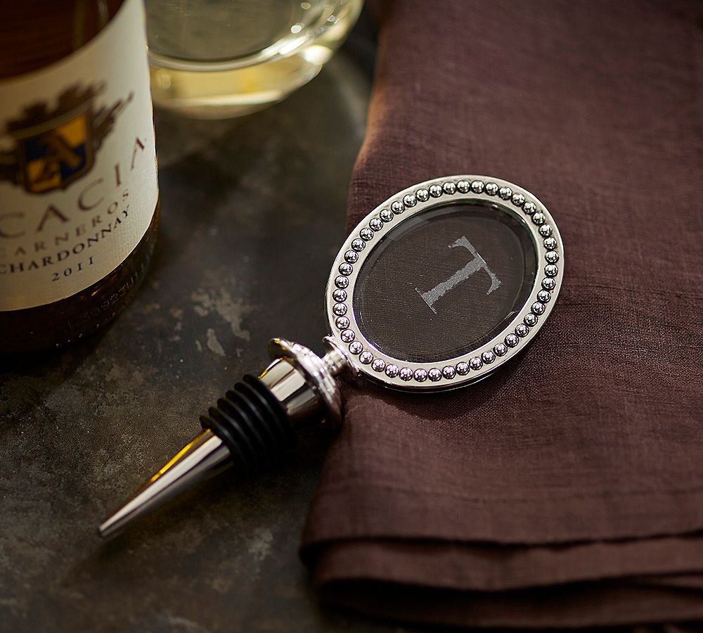 Beaded Glass Bottle Stopper