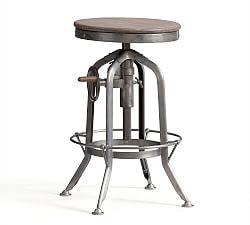Open Box: Pittsburgh Adjustable Height Bar Stool, Bronze
