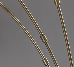 Cleo 3-Arm Metal Arc Lamp (85&quot;)