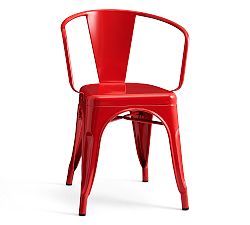 Tavern Stacking Bistro Chair, Red