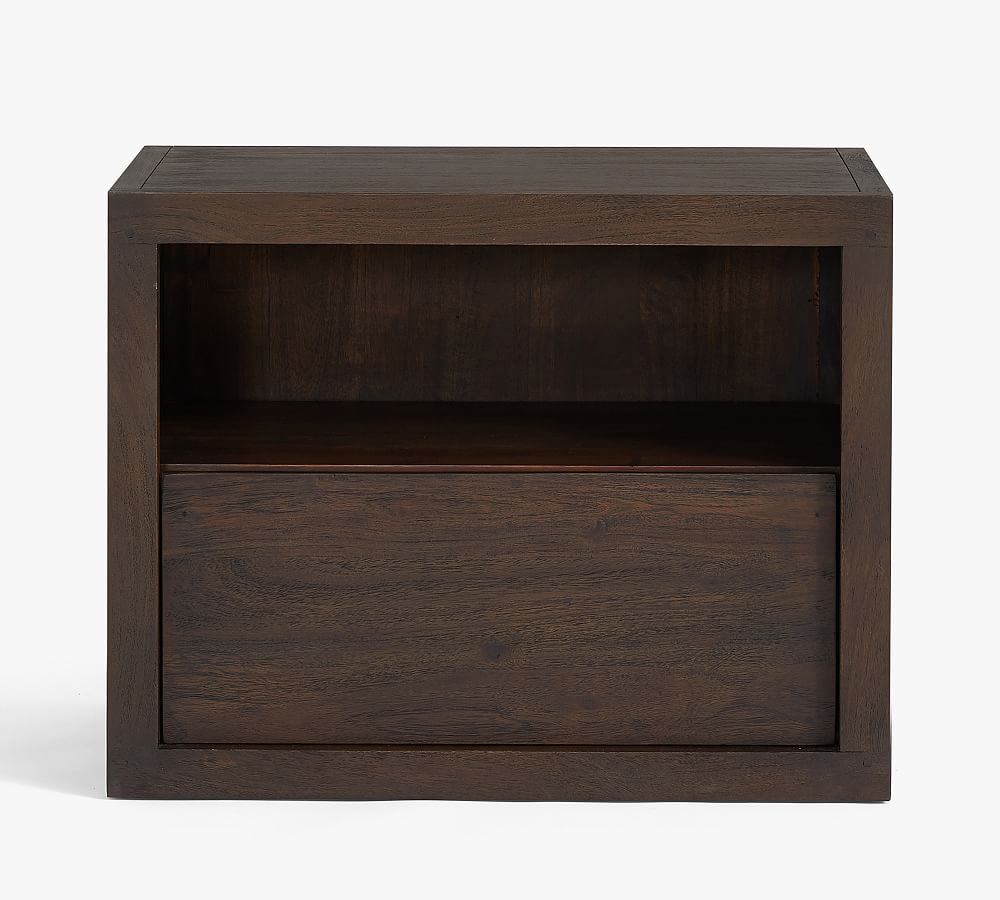 Pottery Barn Cayman Nightstand (27") - Color: Coffee Bean