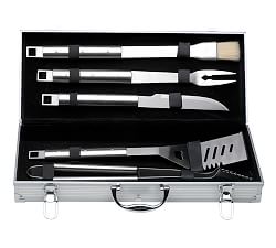 BergHOFF Grill Essentials 6-Piece Travel Set - Stainless Steel Case