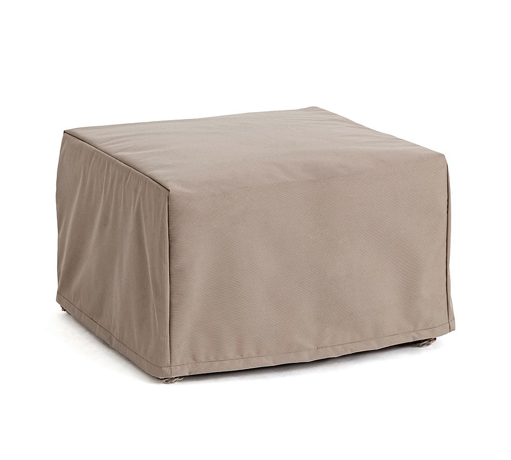 Saybrook Custom-Fit Outdoor Furniture Cover - Wingback Arm Chair Ottoman