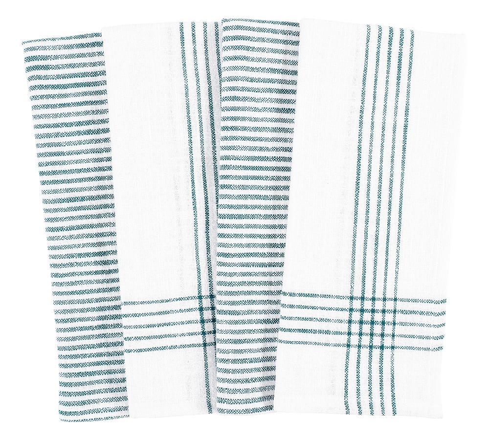 Monaco Washed Cotton Dish Towels - Set of 4