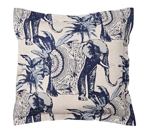 Ari Elephant Printed Sham