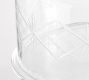 Antique Cut Glass Cake Dome &amp; Stand