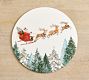 Christmas in the Country Round Cork Placemats - Set of 4