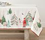 Christmas in the Country Santa Cotton/Linen Tablecloth