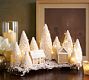 Lit Bottlebrush Winter Town Centrepiece