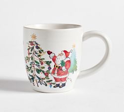 Christmas in the Country Stoneware Mugs