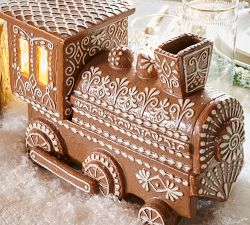 Handcrafted Ceramic Gingerbread Train