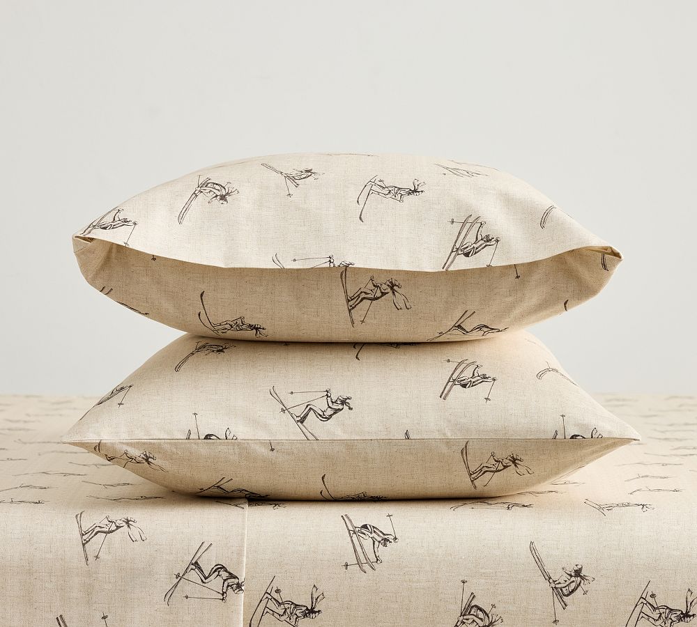 Ski Run Pillowcases  - Set of 2