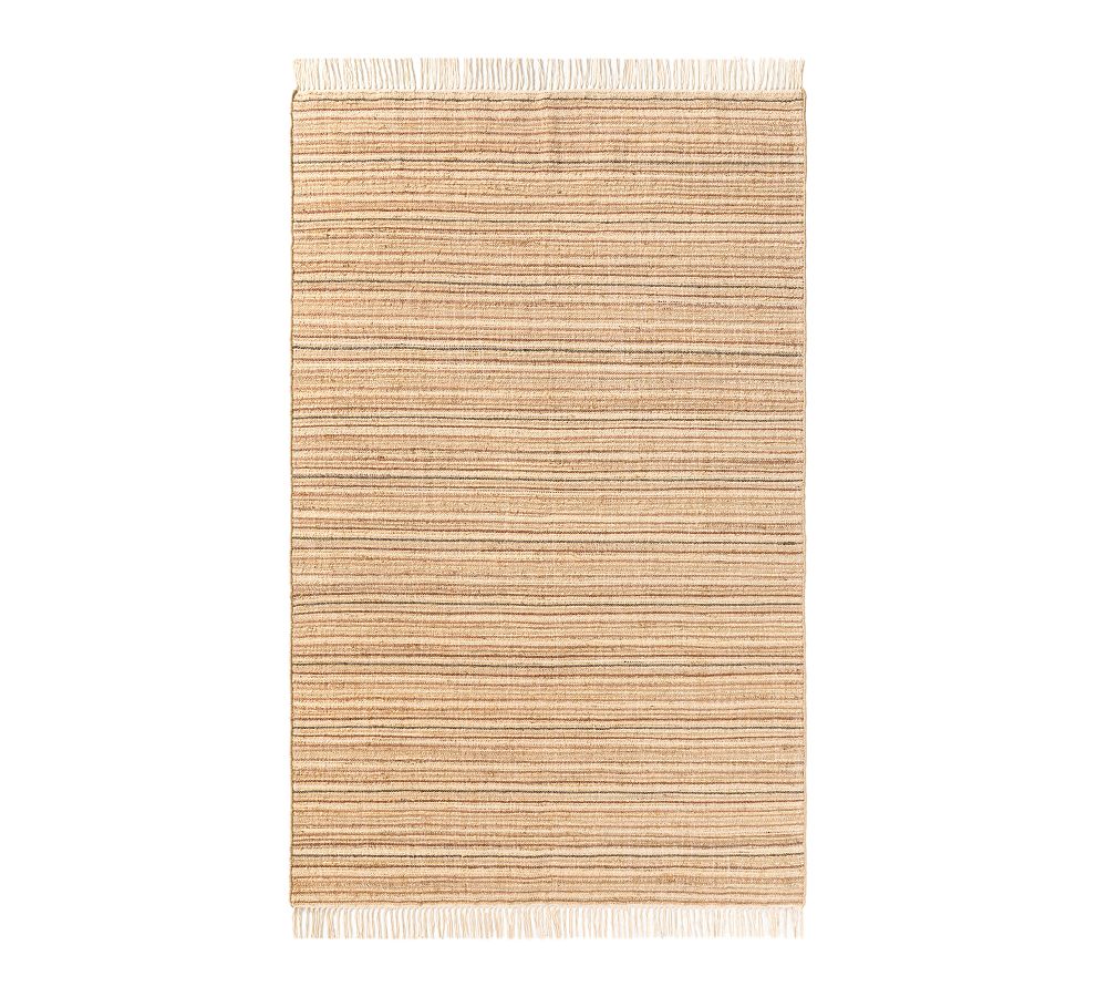 Cole Handwoven Wool Jute Striped Rug