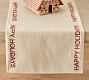 Happy Holidays Sentiment Cotton Table Runner