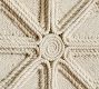 Recycled Wood And Cotton Rope Snowflake
