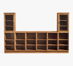 Reed Modular Bar Set with Open Shelves (108&quot;)