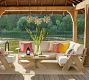 Berryessa Woven Striped Outdoor Pillow
