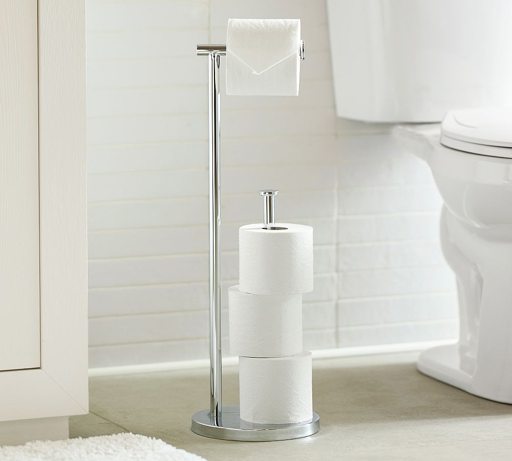 Linden Standing Toilet Paper Holder