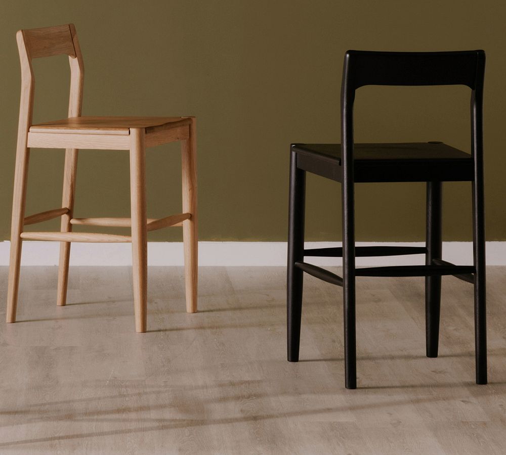 Mandie Stool - Black Bar & Counter Height Options