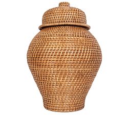 Tava Rattan Ginger Jar