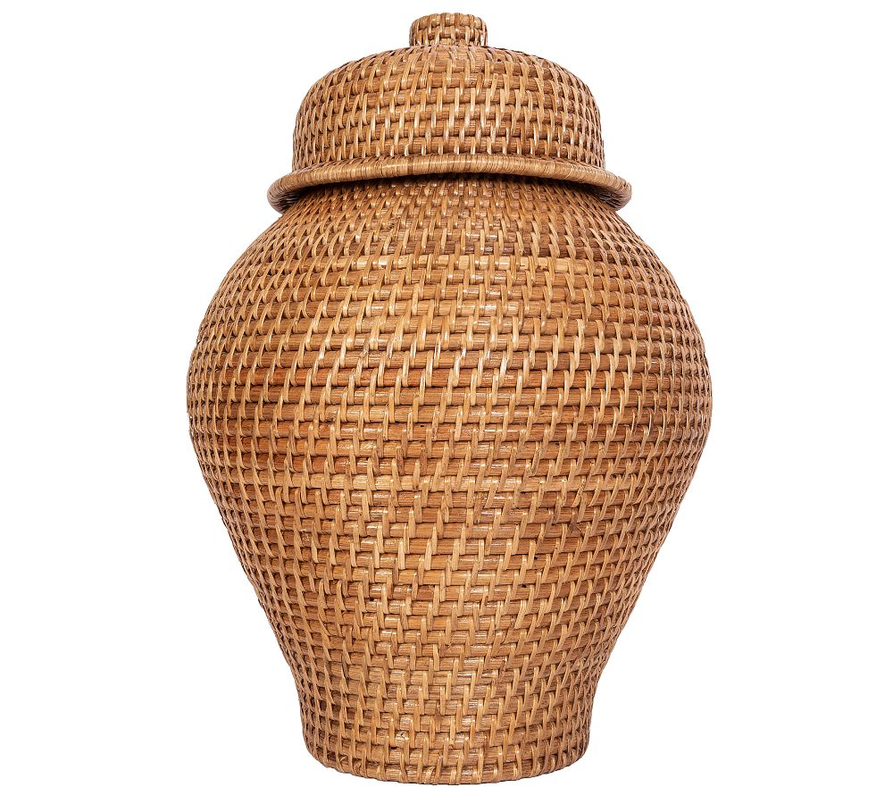 Tava Rattan Ginger Jar