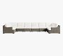 Huntington Wicker Slope Arm  8-Piece U-Shaped Outdoor Sectional (100&quot;)