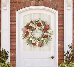 Handcrafted Blossoming Heart Wreath