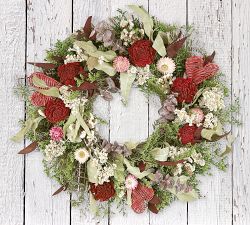 Handcrafted Blossoming Heart Wreath