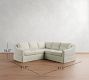 York Slope Arm Slipcovered 3-Piece L-Shaped Sectional (92&quot;)