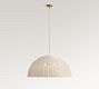 Marion Woven Dome Pendant (34&quot;)