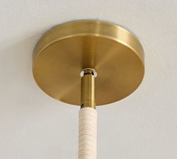 Marion Woven Dome Pendant (34&quot;)
