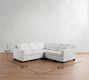 York Square Arm Deep Seat 3-Piece L-Shaped Sectional (98&quot;)