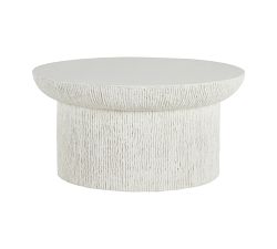 Barnes Cast Stone Round Outdoor Coffee Table (36&quot;)