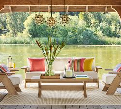 Modern Farmhouse Outdoor Sofa (89&quot;)