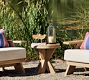 Modern Farmhouse Round Outdoor Side Table (20&quot;)