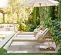 Huntington Mesh Stackable Outdoor Single Chaise Lounge, Set of 2