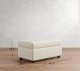 Cameron Modern Square Arm Ottoman and a Half