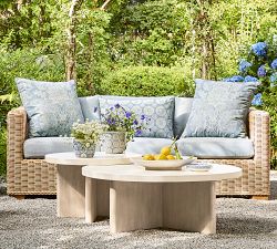 Huntington Wicker Square Arm Outdoor Sofa (81&quot;)