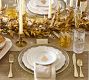 Etched Gold Rim Charger Plates