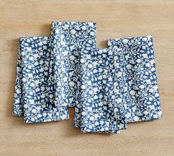 Hanukkah Botanical Organic Cotton Napkins - Set of 4