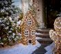 Lit Rattan Gingerbread Collection