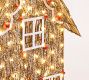 Lit Rattan Gingerbread Collection
