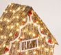 Lit Rattan Gingerbread Collection