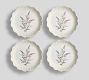 Monique Lhuillier Provence Outdoor Melamine Appetizer Plates - Set of 4