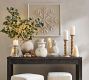 Premium Flickering Flameless Wax Pillar Candles - Set of 4