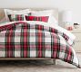 Stewart Plaid Flannel Reversible Comforter Sham